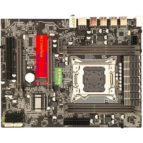 X79Z LGA2011 Socket Standard-ATX Moterboard SATA3 HDD M.2 NVME SSD DDR3 Memory 62KA