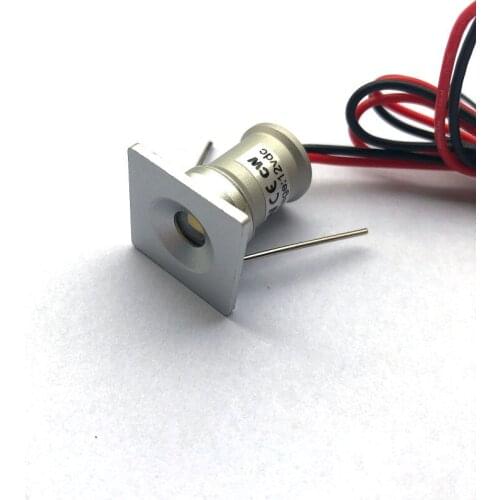 DC12V LED Spotlight Cabinet Mini Spot Light IP65 Waterproof Recessed Down light Cupboard Showcase Display Light 1W Aluminum Body