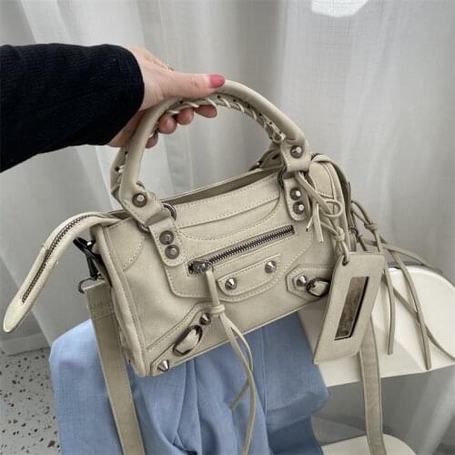 Women Messenger Bags Vintage Belts Shoulder Bags Sequined Women Handbags Designer PU Leather Ladies Hand Bags