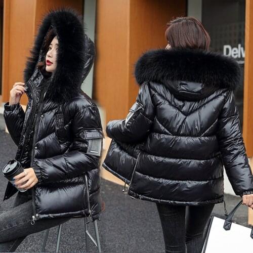 Womens Down Jackets M-3XL Women Winter Light Duck Jacket Warm Thick Female Outwear Casual Hooded Outwear Plus Size Coat Mujer