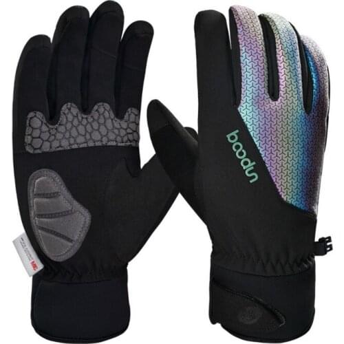 Winter Outdoor Cycling Gloves Full Finger Warm Touch Screen Windproof Waterproof Gym Sports Running Fitness Gloves for Men Women