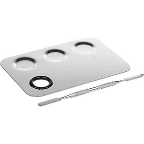 1Pc Spatula Stainless Steel Palette Makeup Spatula Cosmetic Mixing Spatula for Painting Artist Art
