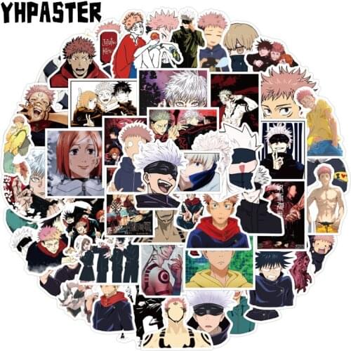 10/30/50Pcs Classic Japan Anime Jujutsu Kaisen Stickers For Motorcycle Skateboard Bike Suitcase Laptop Phone Album Refrigerator
