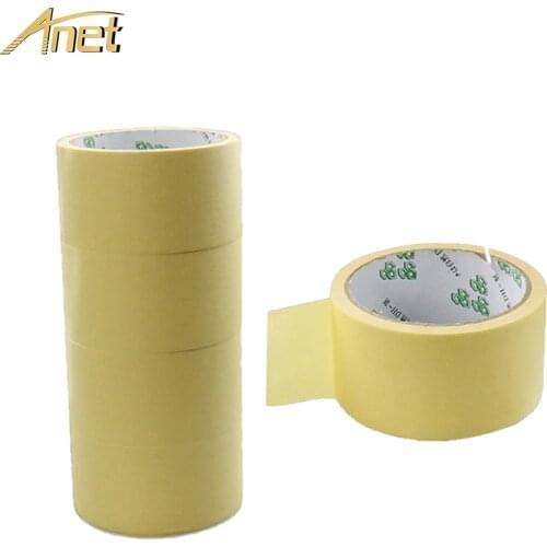 10Pcs/Lot Anet 3D Printer Accessories Hotbed 5cm*15m Masking Heat Paper Tape Bot RepRap UP Mendel Prusa I3 3d Printer