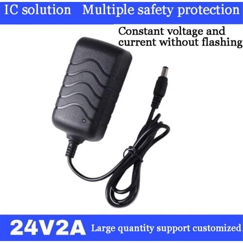 24v 2A Charger Lamp Manicure Led Charging Cable 5.5*2.5 UV Led Nail Lamp Power Supply Lamp Drying Gel Power Adapter Charger