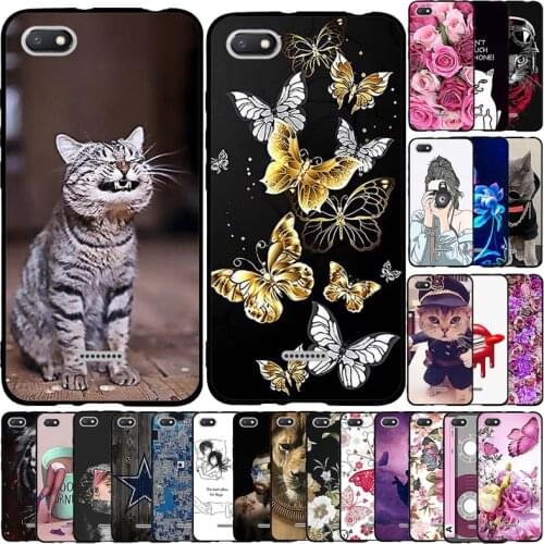 TPU Silicone Phone Case for Xiaomi Redmi 6A Case Phone Back Cover for Xiaomi Xiomi Redmi 6A 6 A Case Cute Protective Bumper Capa
