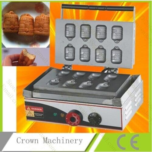 Commercial Use 8pcs Electric Nonstick Bell Shape Belgian Waffle Maker Iron Machine Baker