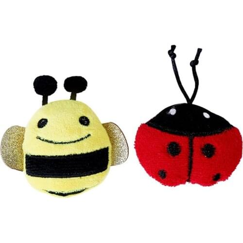 Cat Interactive Toy Bite Resistant Cute Plush Pet Chewing Toy Catnip Kitten Toy Puppy Training Toy Multicolor Pet Supplies