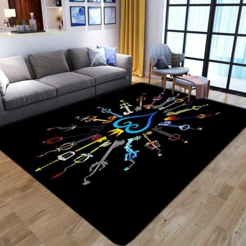 Creative Colorful Pattern Area Rugs Floor Mat Door Mat Carpets for Home Living Room Bedroom Kids Play Washable Non-Slip Area Rug