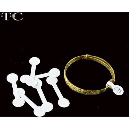 100pcs Round Ring Jewelry Sticky Retail Price Label Display Tag Self-Sticker Tool