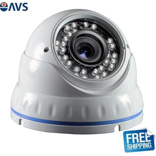 AHD 720P 1.0MP Vandalproof Dome CCTV Camera with 2.8-12mm Varifocal Lens