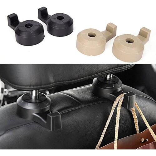 New Portable 2Pcs Universal Car Auto Back Seat Hanger Hooks Vehicle Bag Holder Organizer