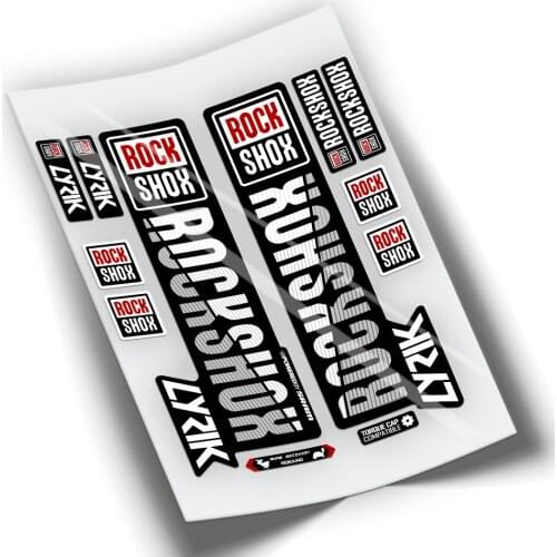 Pegatinas hairpin clip ROCKSHOX LYRIK WP247 STICKERS