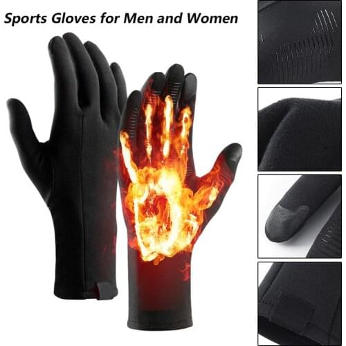 All Weather Thermal Touchscreen Gloves Winter Warm Thermal Ski Cycling Gloves Warm Outdoor Ski & Climbing Men Bicycle Gloves