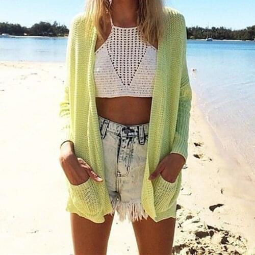 Sexy Bikini Crop Top Women Handmade Crochet Tank Top Knitted Swim Beachwear Camis Female Summer Boho Hollow Out Bras Vests