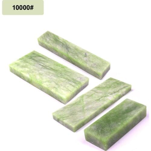 1Pcs 4 Types 10000 grit Oil Stone Knife Sharpener Sharpening Stone Nature Jade Polishing Whetstone Honing Stone Grindstone
