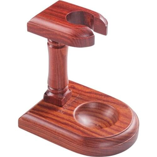 Holds 1 pipe Romanesque Natural Rosewood Tobacco Pipe Stand Holder Rack Smoking Pipe Accessories