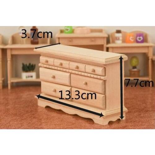 1:12 Scale Dollhouse Miniature Cabinet Model Baby Doll Living Room Decor