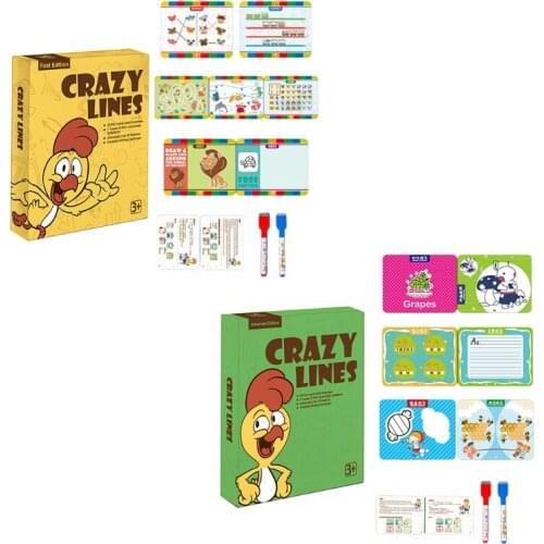 1Set Drawing Learning Toy Writing Board Developmental Paperpad Montessori Preschool Educational Toy Pen Holding Training