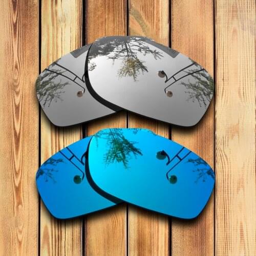 100% Precisely Cut Polarized Replacement Lenses for Fives Squared Sunglasses Chrome & Blue Combine Options