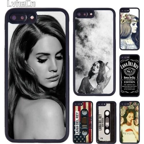 LvheCn Amazing Lana Del Rey phone Case For iPhone 5 6S 7 8 Plus 11 12 Pro X XR XS Max Samsung galaxy S6 S7 S8 S9 S10 plus