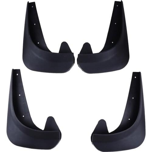Four Piece Car Accessories Black Universal Fender Splash Molding Front And Rear Hot Sale Front And Rear Tire Fender