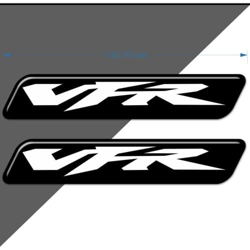 For Honda VFR 400 750 800 1200 X F Stickers Protection Fairing Emblem Badge Tank Pad Logo " VFR " Decal Trunk Luggage Cases