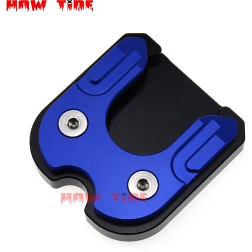 For MOTO GUZZI 1200 STELVIO 8V STD/NTX 2008-2016 Motorcycle CNC Kickstand Side Stand Enlarge Extension Pad Support