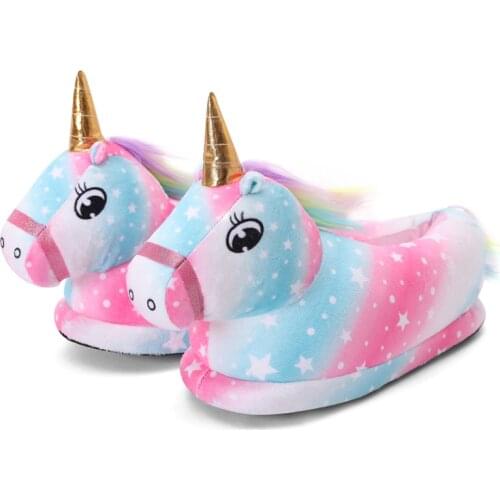 Baby Girls Indoor Slippers Kids Animal Cartoon Baby Slipper Children Unicorn Kigurumi Pajamas Funny Shoes