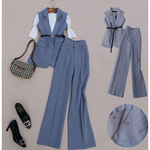 Finer Choi's Women's Trouser Suits With A Vest