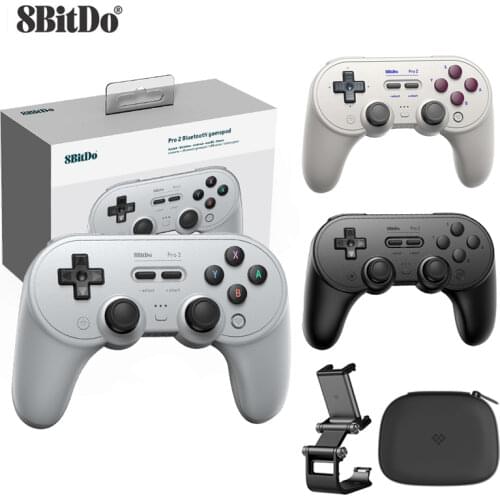 8Bitdo Pro 2 Bluetooth Gamepad Control for Switch PC macOS Android Steam For Raspberry Pi For Nintendo Switch Game Controller