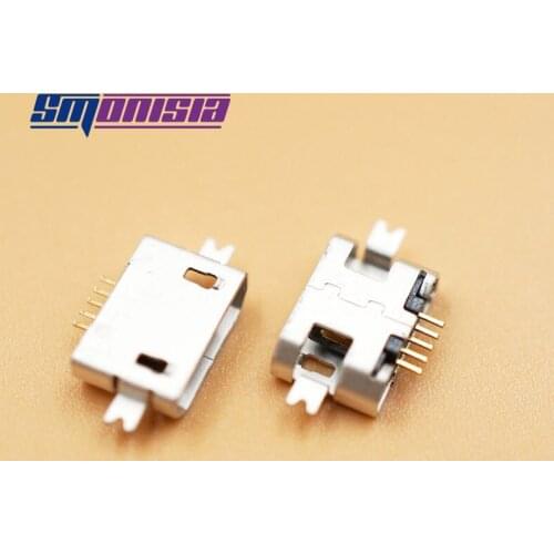 Smonisia SMD Micro USB Female Socket for Table PC Notebooks Micro usb Charging Jack for Moto Phone