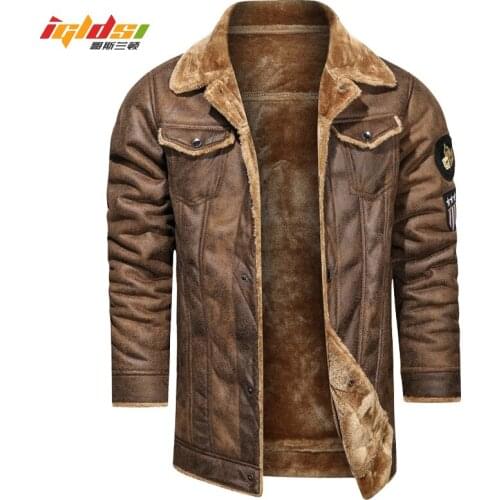 IGLDSI Men's Faux Leather Jackets