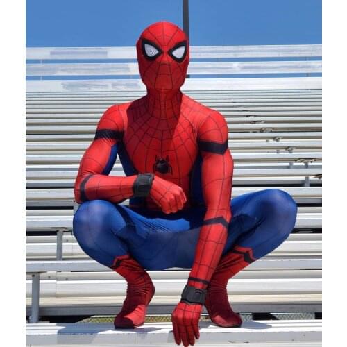 Adult/Kids Homecoming V1/V2/V8 Costume 3D Printed Cosplay Homecoming Spandex Lycra zenzai Suit Halloween Costume Bodysuit Adult