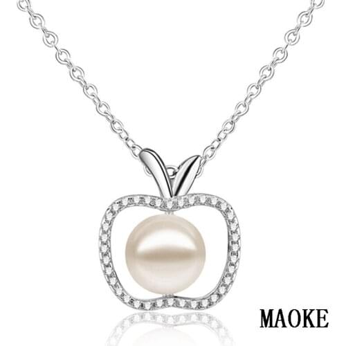 Женские ожерелья из жемчуга MAOKE China At AliExpress