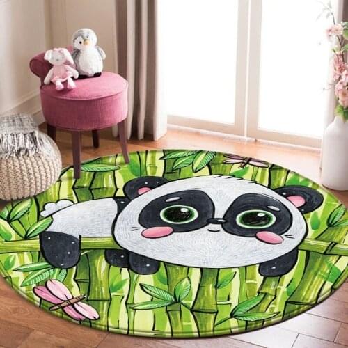 Cartoon anime pattern anime floor mat round area rug rugs for bedroom living room rug large circle rug bed room furniture Carpet