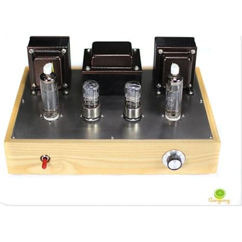 The Latest 6G2P+6P12 6W+6W stereo fever low-power tube amplifier, 20HZ-28KHz ±2db ,Finished product or DIY KITS