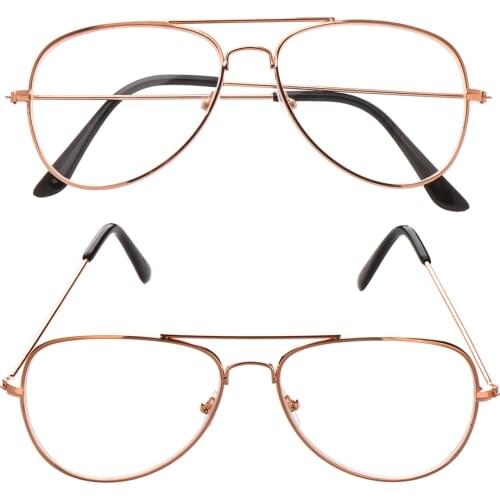 -100~-500 Diopter Myopia Glasses Fashion Classic Metal Vintage Oversized Myopia Glasses Women Men Ultra Light Resin Glasses