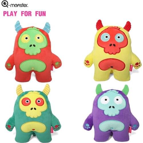 Plush Dog Toy Cute Skeleton Duck Style Squeaky Fidget Toy 4 Colors 19cm x 11cm x 23cm Interactive Toy Dog Supplies