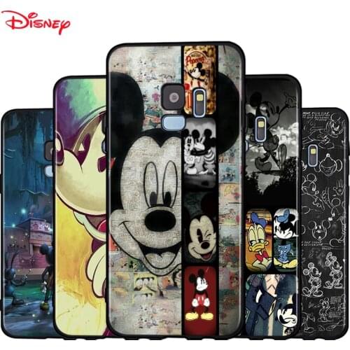 Silicone Cover Disney Mickey Mouse For Samsung Galaxy A9 A8 A7 A6 A6S A8S Plus A5 A3 A02 Star 2018 2017 Phone Case
