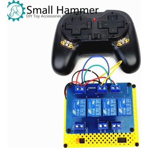 2.4G 4channel super power remote control kit 6 9 12 24v tank car boat