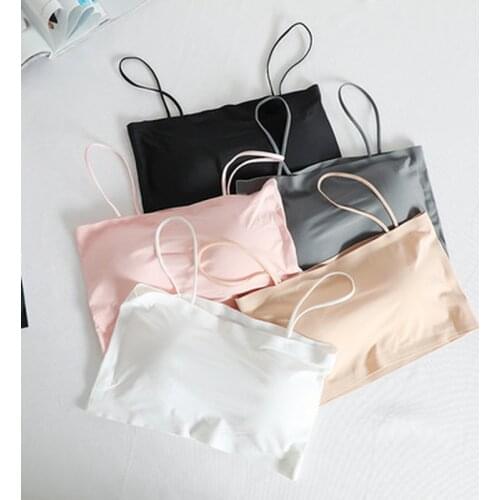 Women Sling Tube Top Sexy Bra Top Breathable Wearing Underwear Strapless Blouse Tube Top