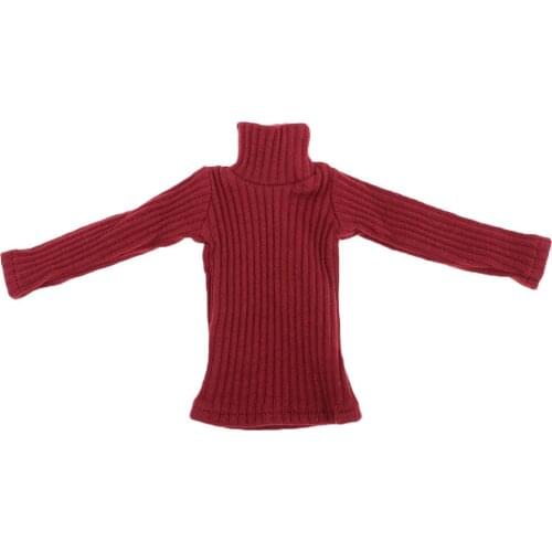 1/6th Male Turtleneck Sweater for 12inch Phicen Kumik Doll Figures Accessory