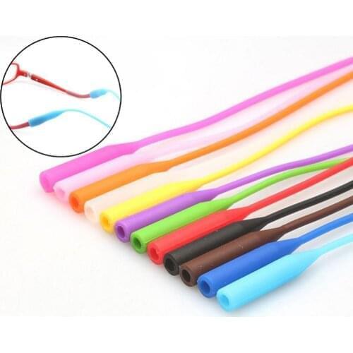 1 Pcs Adjustable Silicone Sports Eyeglasses Cord String Glasses Anti Slip Holder Chain Sports Ropes Band Cord for Children Kid