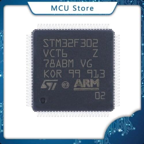 1PCS STM32F302VCT6 QFP100 STM32F103VDT6 STM32F091VCT6 QFP-100 STM32F 302VCT6 103VDT6 in stock 100% new original IC chip