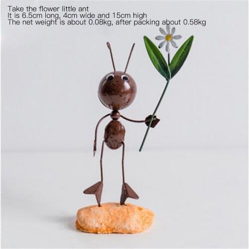 Iron Ant Simple Hanging Foot Doll Home Living Room Study Bedroom Desktop Decoration Iron Crafts Desktop Home Accessories