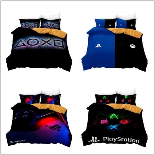 2/3pcs Gamepad Playstation Comformer Cover / Duvet Cover Set Twin Full Queen King Size Bedding Set Soft Bed Linens Bedclothes