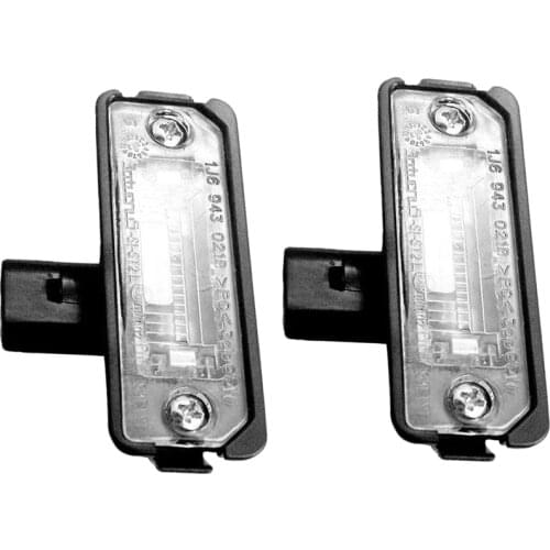 2X License Plate Light Lamp 1J6943021B for Beetle GOLF MK4 Lupo Phaeton