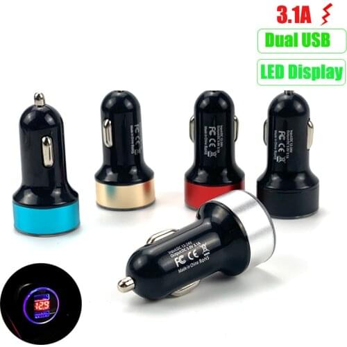 3.1A Dual USB Car phone Charger For Cadillac CTS XTS SRX ATS CT6 ESCALADE XT4 XT5 XT6 Escala Elmiraj ELR