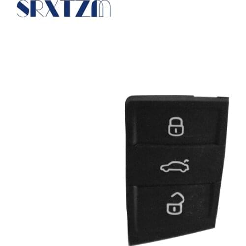 3 Button Rubber Remote Car Key Pad For Volkswagen VW Golf 7 4 5 Mk4 6 For Skoda Octavia For Seat Leon Ibiza Altea Key Fob
